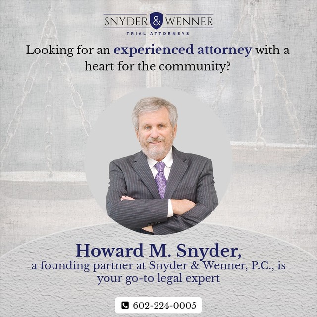 Howard Snyder - Medical Malpractice Attorney In Ar snyderwenner.com