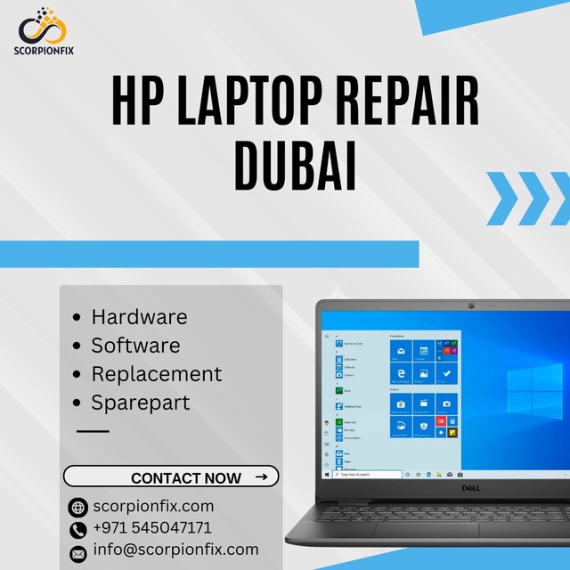 HP laptop repair Dubai Picture Box