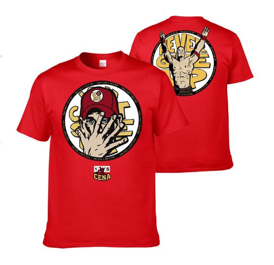 John Cena Shirt WWE, Red Men's T-Shirt 3D Printed  John Cena Shirt