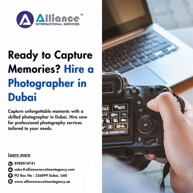 Ready to Capture Memories Hire a Photographer in D Recruitment Agency UAE