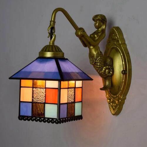 Small House Decorative Wall Lamp, Artistic Colored Picture Box