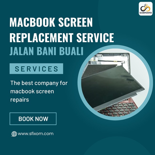 MacBook Screen Repalcement Service Jalan Bani Bual Picture Box