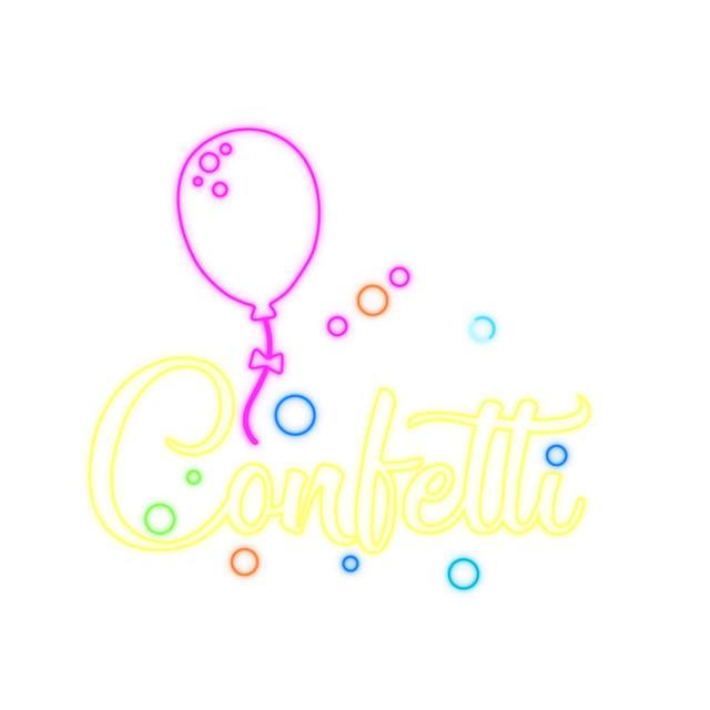 Logo Confetti Fun Center