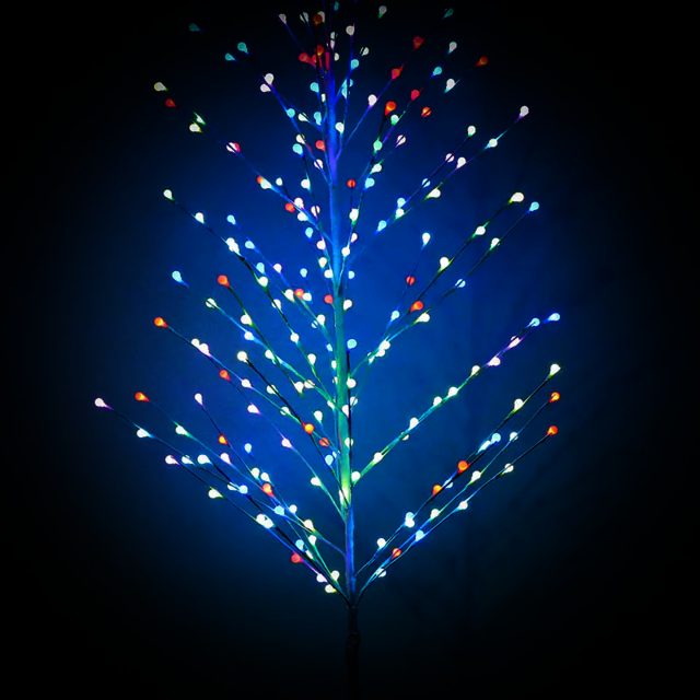 LED Colorful Glowing Tree Lights Holiday Decoratio Picture Box