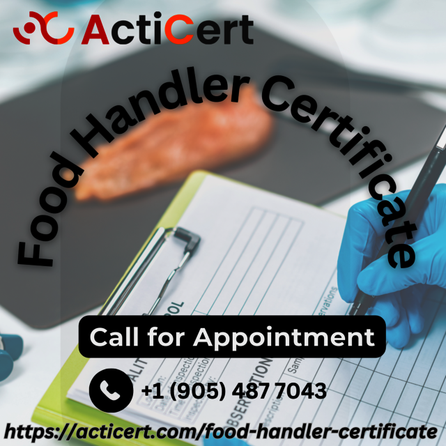 FOOD HANDLER CERTIFICATE Picture Box