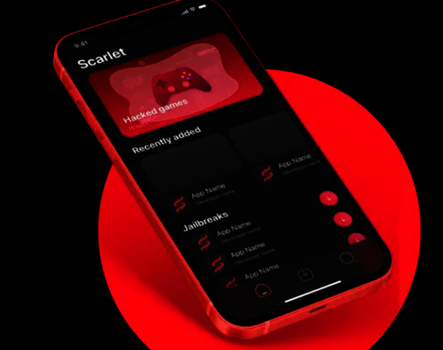 What is a Scarlet iOS App? Picture Box