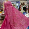 PINK KANTHA PURE BANGALORE ... - BANGALORE SILK KANTHA SAREE