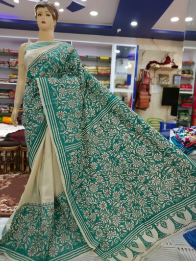 kq16 PURE TUSSAR SILK