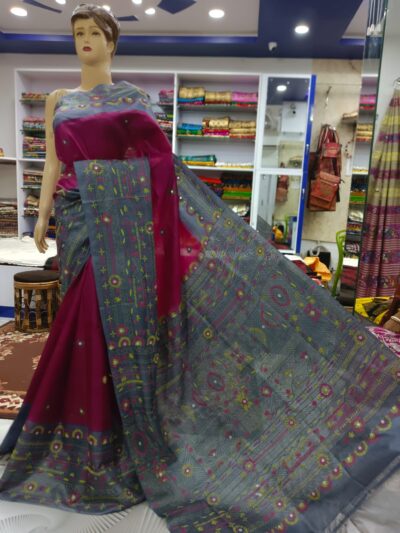 kq30 PURE TUSSAR SILK