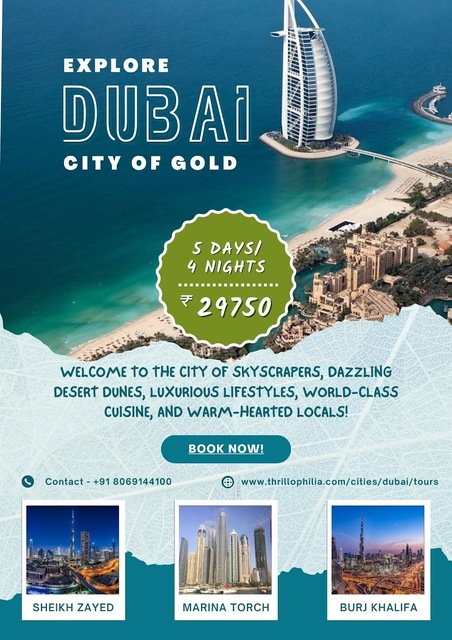 Dubai tour packages Explore the Majesty: Dubai Tour Packages Await!