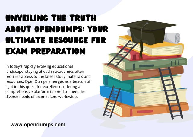 OpenDumps Achieve Exam Excellence with Open Dumps