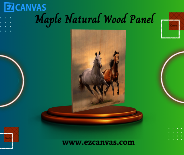 www.ezcanvas.com Maple Natural Wood Panel