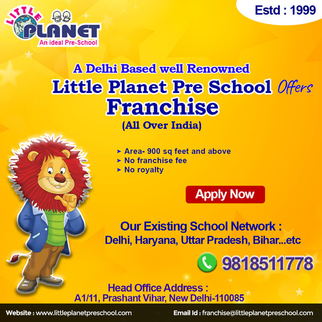 franchise in india Playschool Franchise