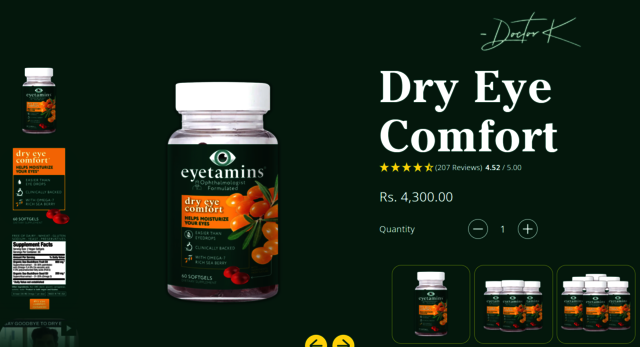 dry eyes Eyetamins Dry Eye Supplement Reviews & Price In USA