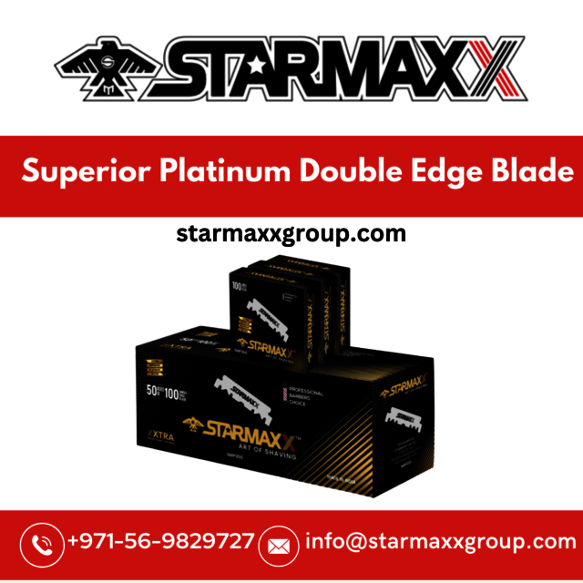 Unveiling the Superior Platinum Double Edge Blade: Picture Box
