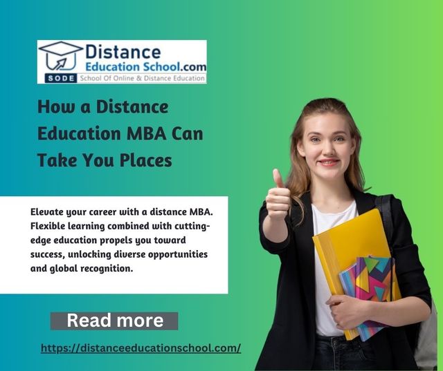 How a Distance Education MBA Can Take You Places Picture Box