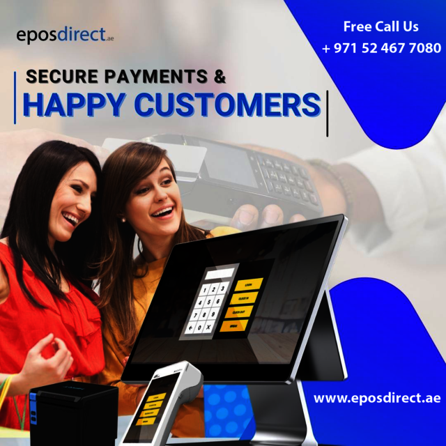 Secure Payments & Happy Customers Epos Direct Uae