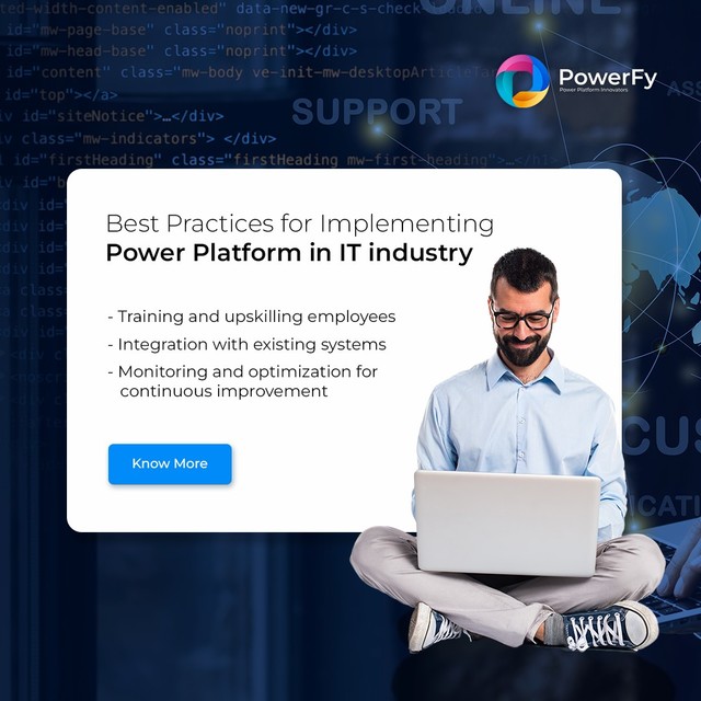 Microsoft Power Platform consulting - IT industry Power platform consulting