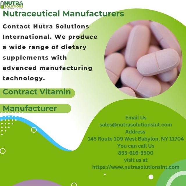 Nutraceutical Manufacturers NutraSolutionslnt