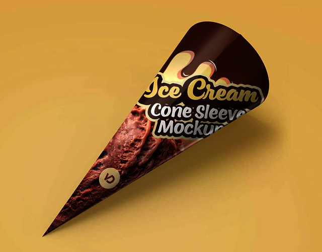 Background Ice cream cone sleeves