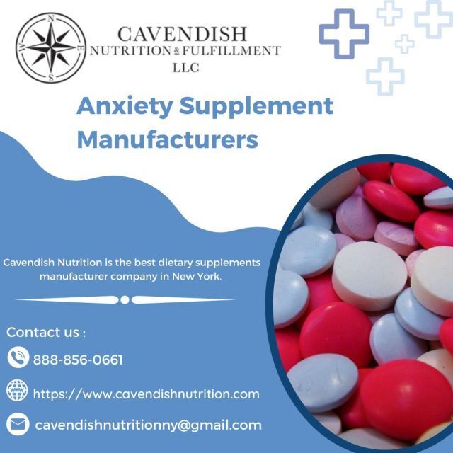 Anxiety Supplement Manufacturers Cavendish Nutrition