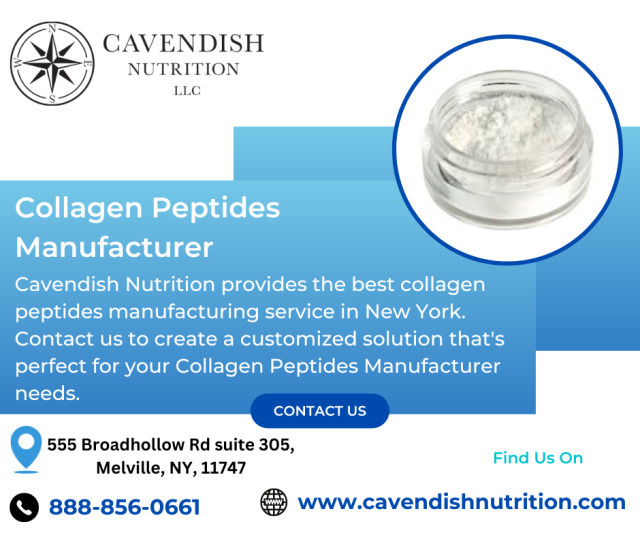 Collagen Peptides Manufacturer Cavendish Nutrition