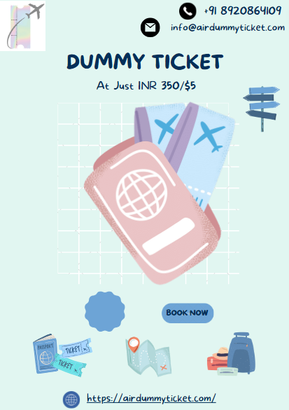 Dummy Ticket Air dummy ticket