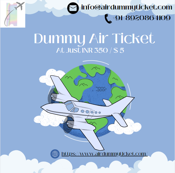 Dummy Air Ticket Air dummy ticket