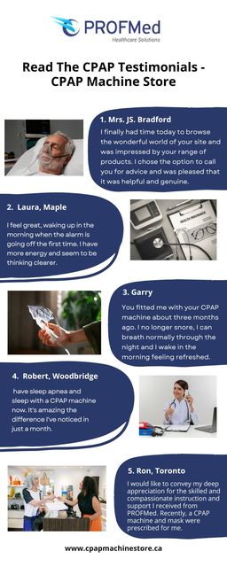  Read The CPAP Testimonials Read The CPAP Testimonials