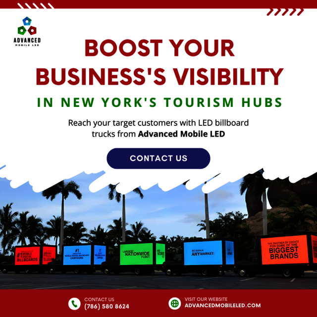 Boost Your Business's Visibility In New York's Tou Advanced mobile LED