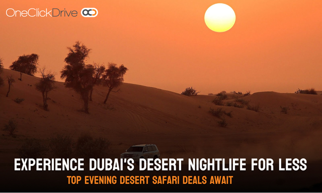 evening desert safari deals dubai ONE CLICK DRIVE