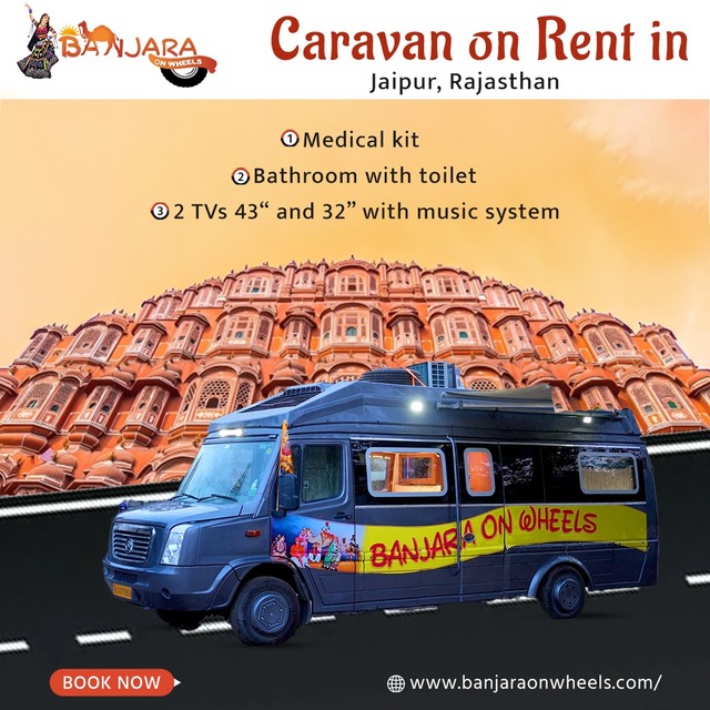 Caravan on Rent in Jaipur, Rajasthan Banjaraonwheels