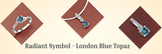 London Blue Topaz Jewelry in Sterling Silver : Fla Picture Box