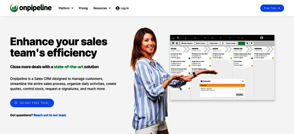 Sales CRM Picture Box