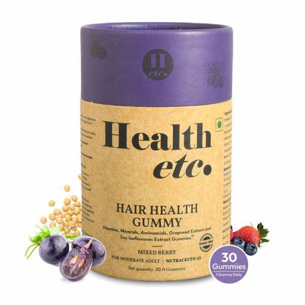 Biotin Gummy for Hair Health Healthetc.life