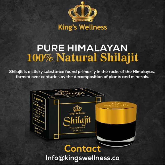 Pure Himalayan Shilajit By Kingswellness Pure Shilajit