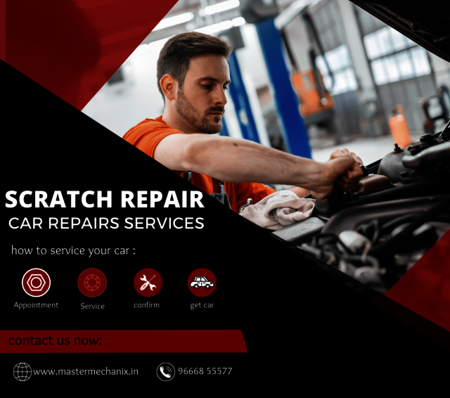 scratch repair. crop image Picture Box