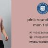 pink round neck men t shirt - Comfortable Soft Cotton