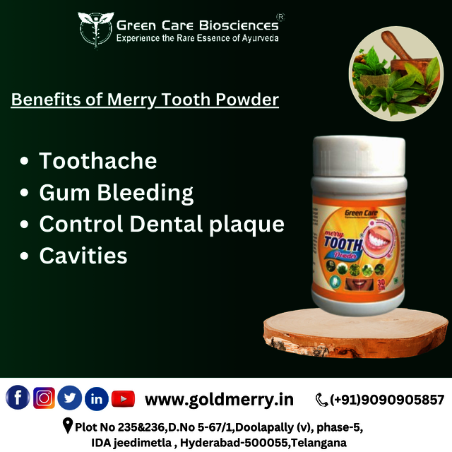 Tooth Powder Merry Tooth powder