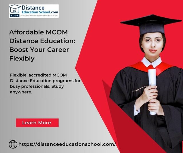 MCom Distance Education - Flexible Learning Picture Box