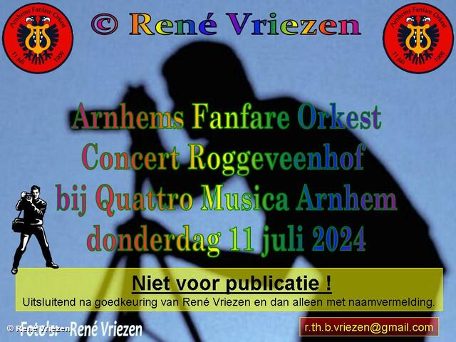 René Vriezen 20240711 000 Arnhems Fanfare Orkest Einde Seizoen Concert Roggeveenhof bij Quattro Musica do 11 jui 2024
