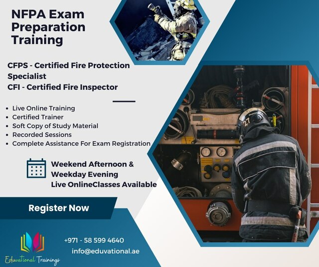 NFPA Certified Fire Protection Specialist Course Eduvational Training