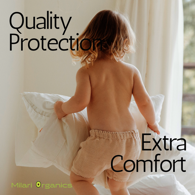 Milari organics baby cot mattress Picture Box