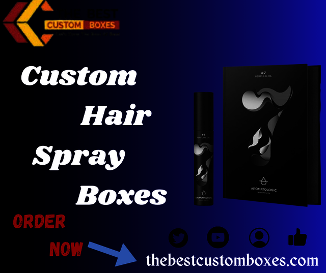 Custom Hair Spray Boxes Picture Box