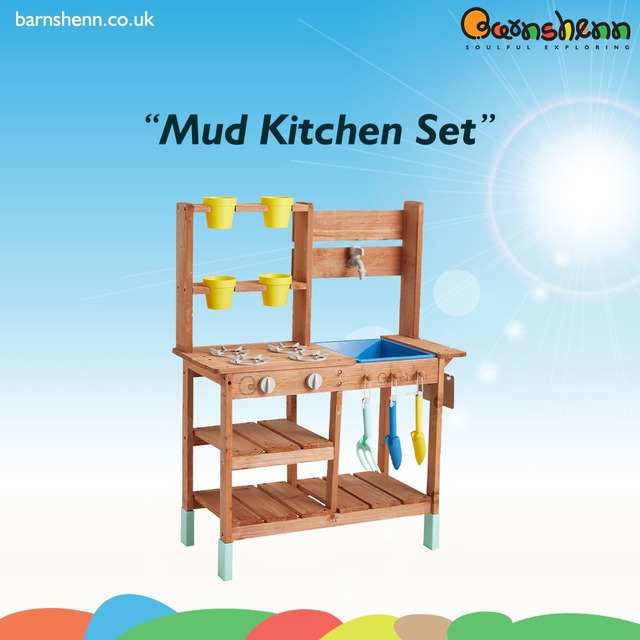 Mud-Kitchen-set-Barnshenn Barnshenn wooden TOys