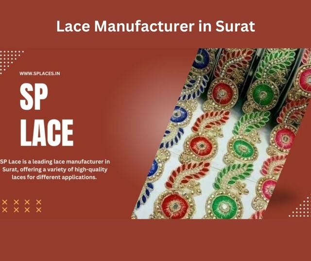 Lace Manufacturer in Surat Garment Embroidered Lace