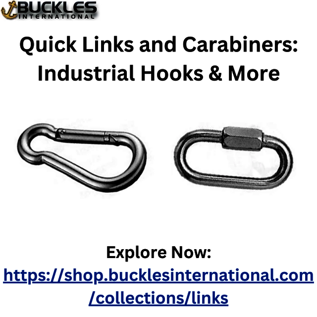 Quick Links and Carabiners Industrial Hooks & More Picture Box