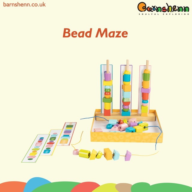 barnshenn-Bead-maze-toy Barnshenn wooden TOys