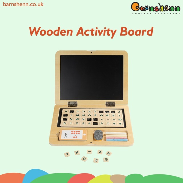 Wooden Activity Board-Barnshenn Barnshenn wooden TOys