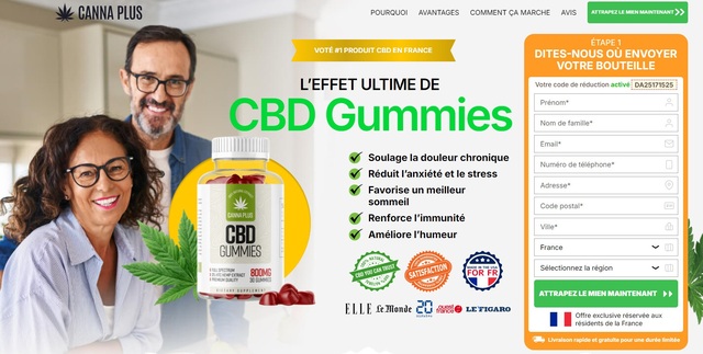 Canna-Plus-CBD-Gummies-FR-BE-LU-CH Canna Plus CBD Gummies Prix de vente en France, travail et avis 2024